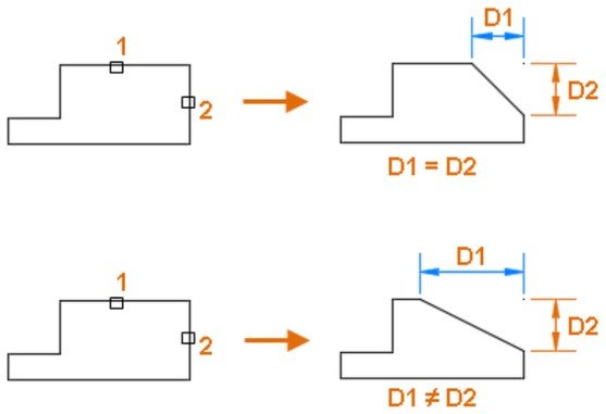 how to create chamfers in cad