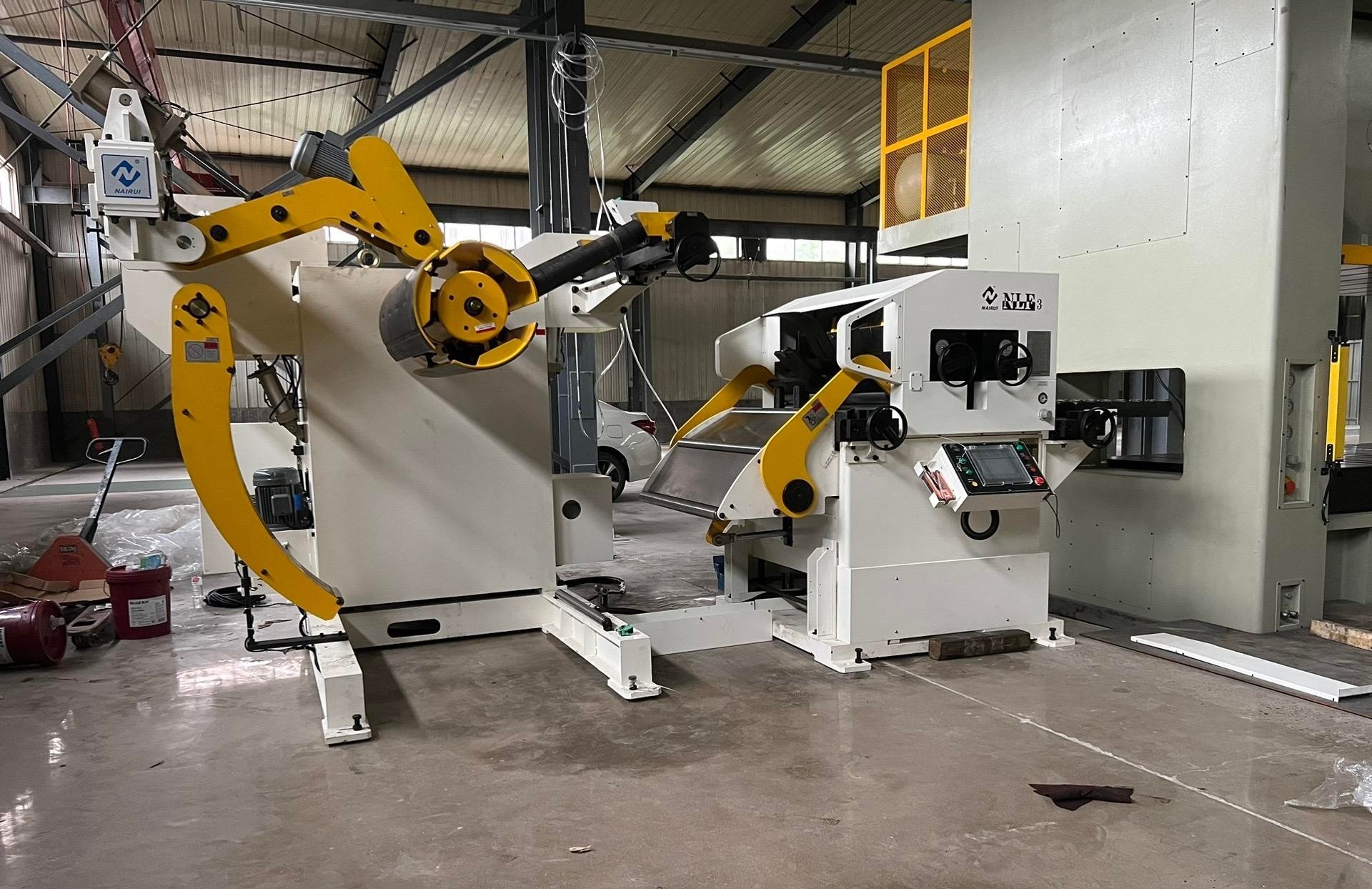 press blanking line decoiler straightener