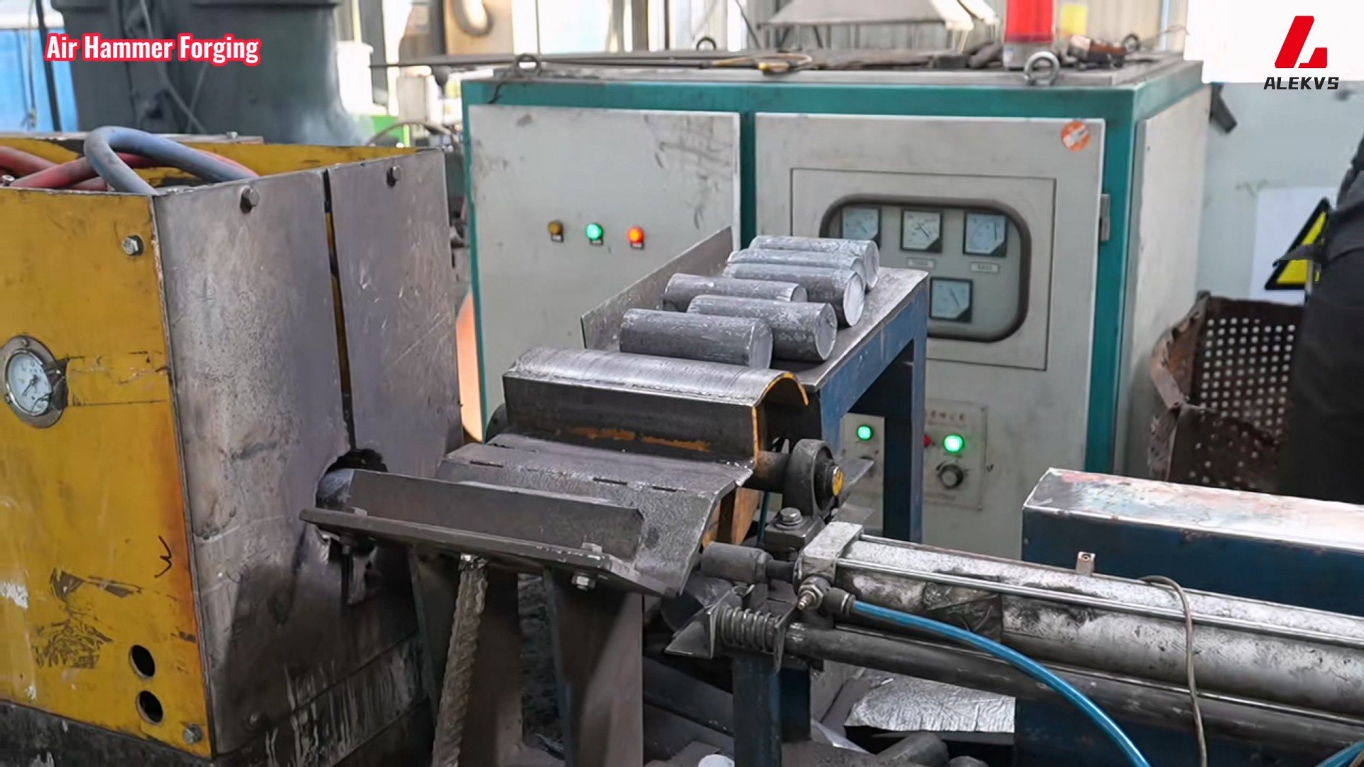 step 1 cutting steel slugs 2