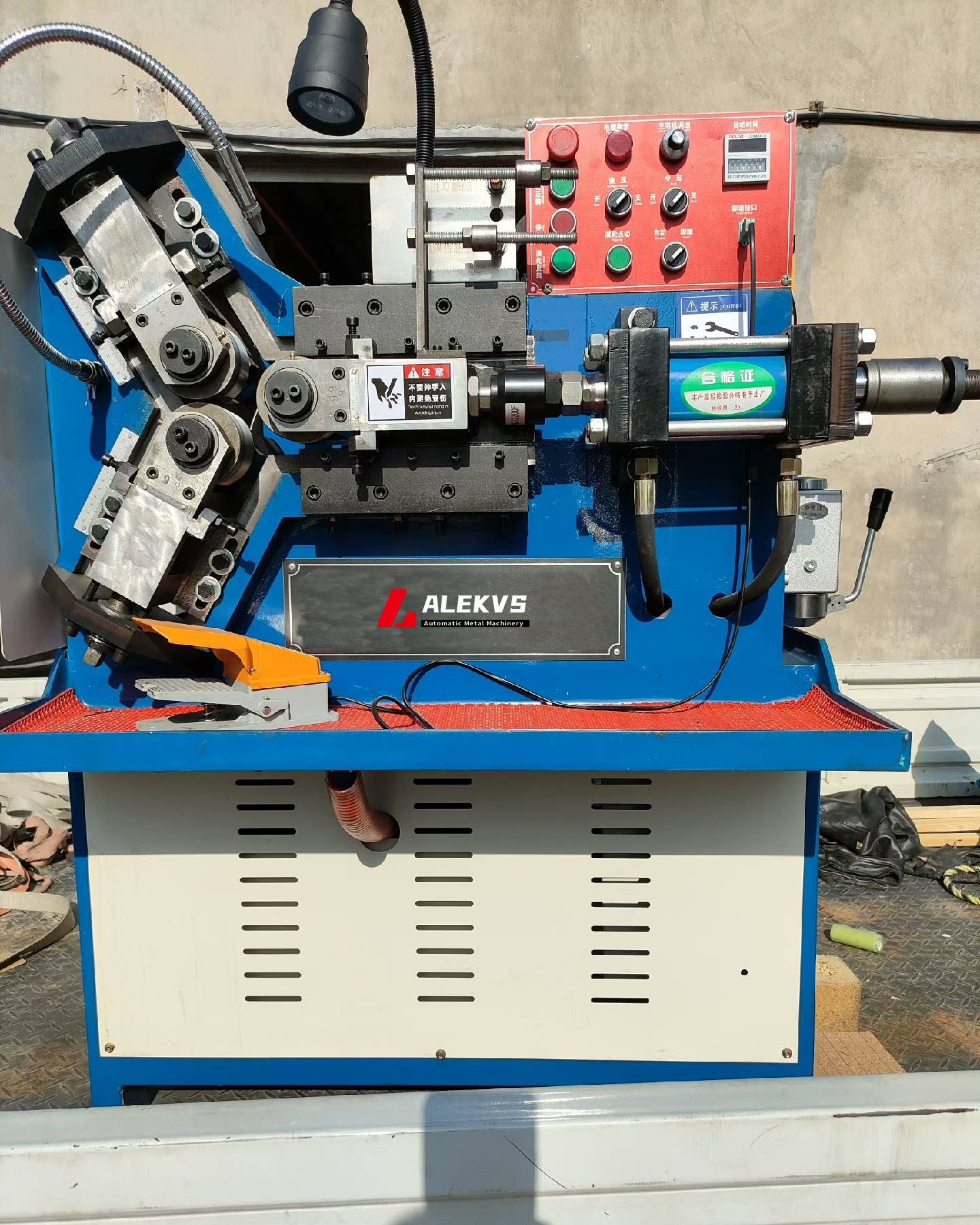alekvs automatic 3 roll thread rolling machine