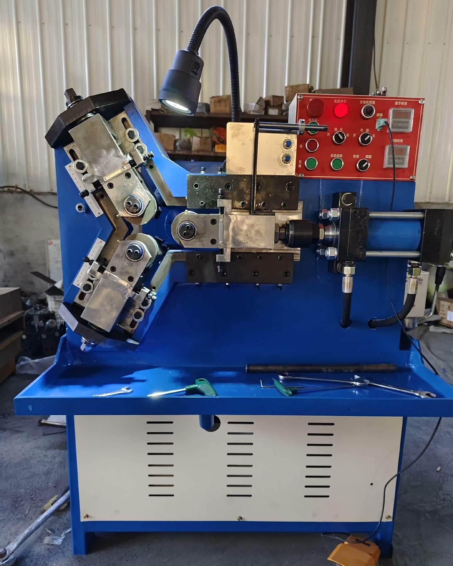 alekvs hydraulic 3 roll thread rolling machine