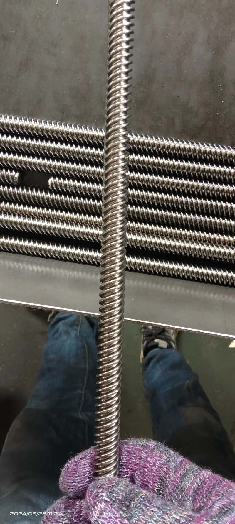 cnc automatic thread rolling machine precision threaded rods production