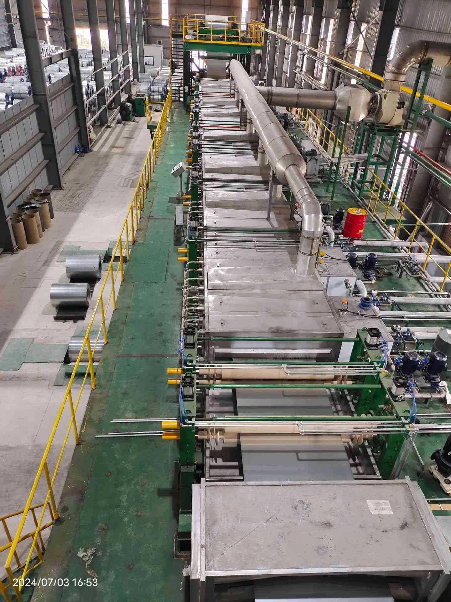 Línea de recubrimiento de alta precisión para bobinas galvanizadas y de aluminio.