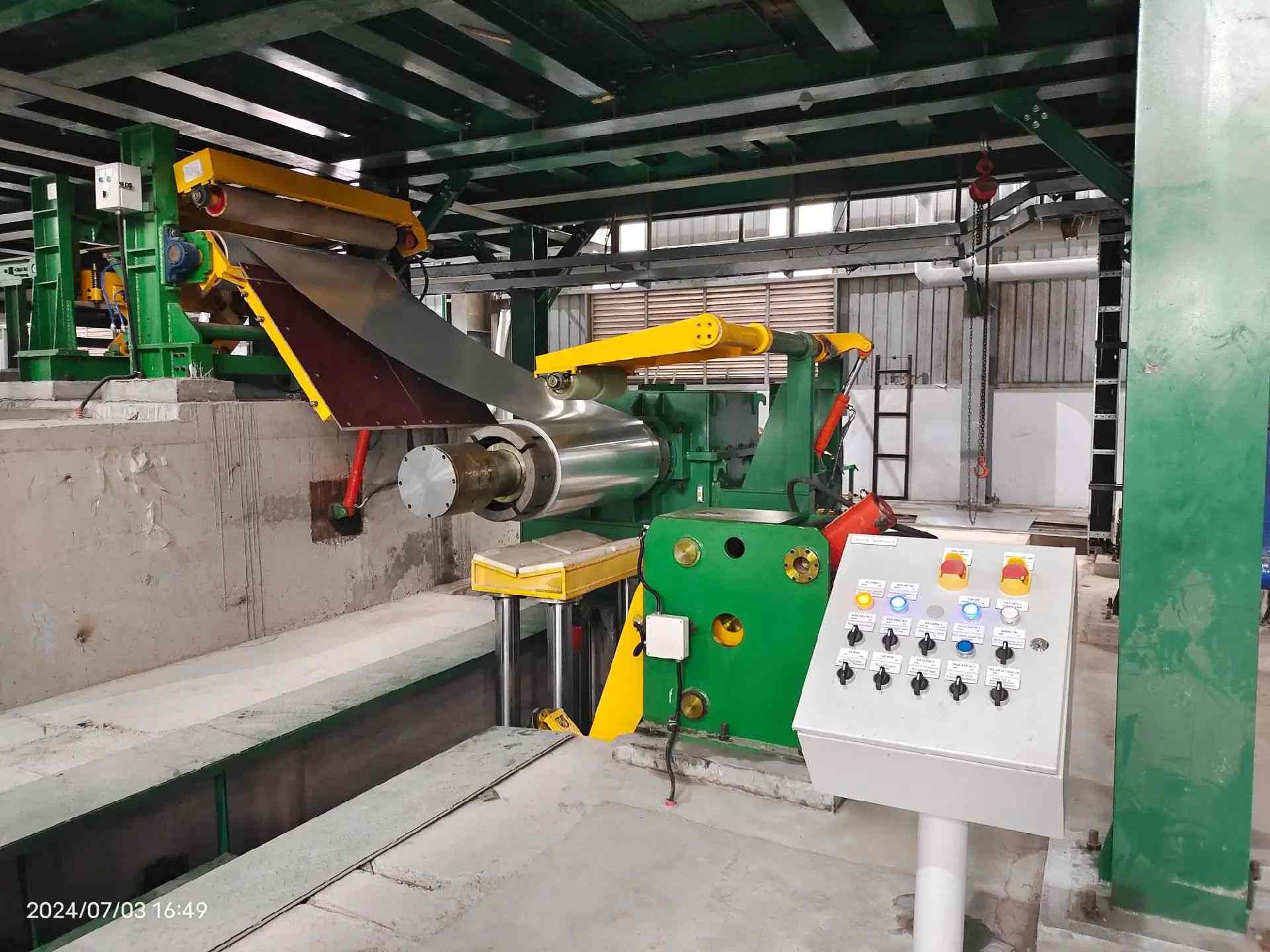 hot dip galvanized hot rolled steel coil production line