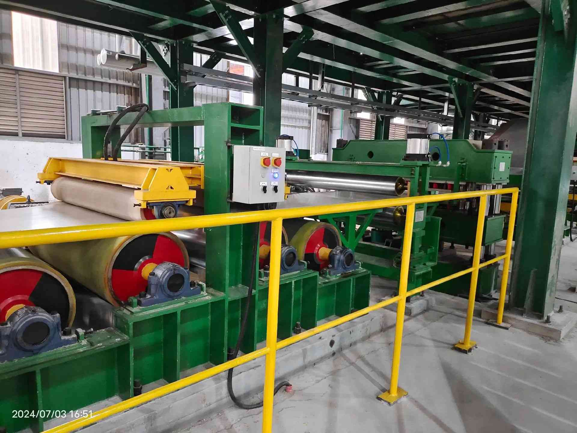 Línea de máquinas de recubrimiento de bobinas de aluminio y acero prepintado