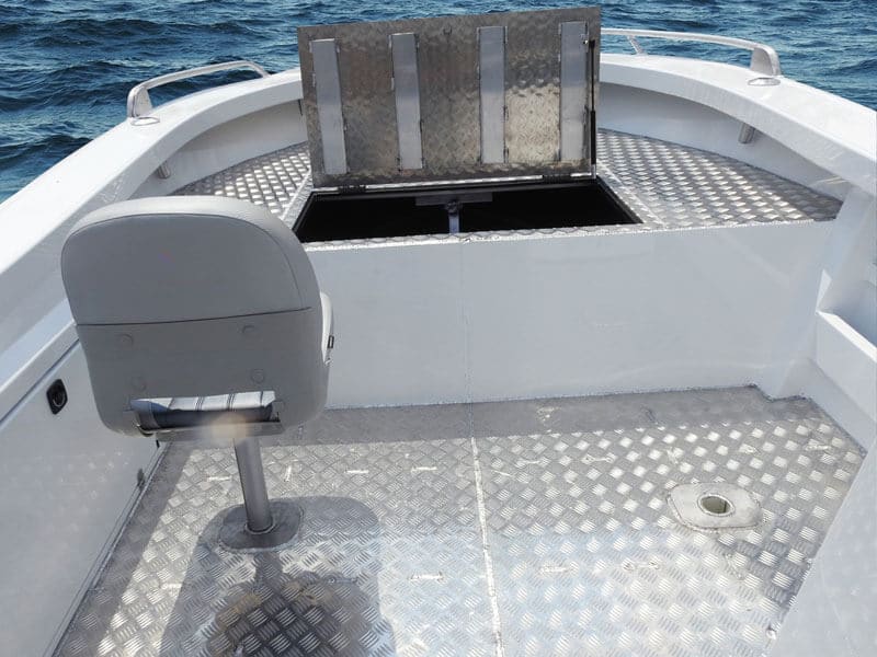 Placa de control de aluminio para cubierta de yate, resistente a la corrosión por agua de mar.