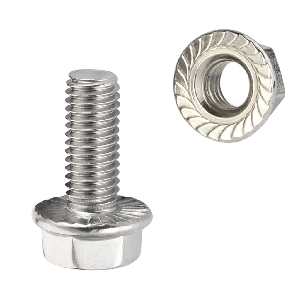 Perno de brida con superficie dentada