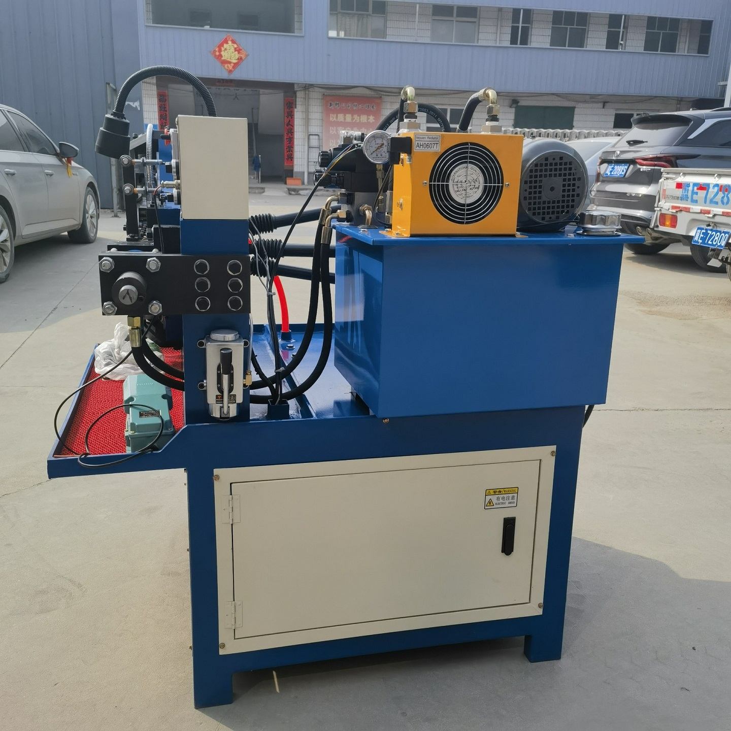 hydraulic 3 rollers thread rolling machine alekvs img1