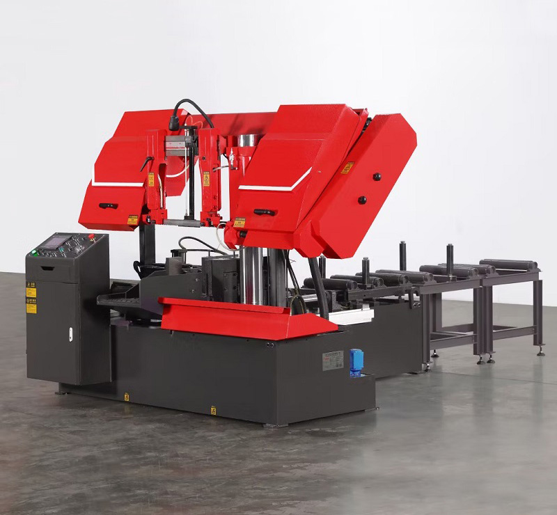 Scie à ruban horizontale automatique 20 cnc pour grandes pièces