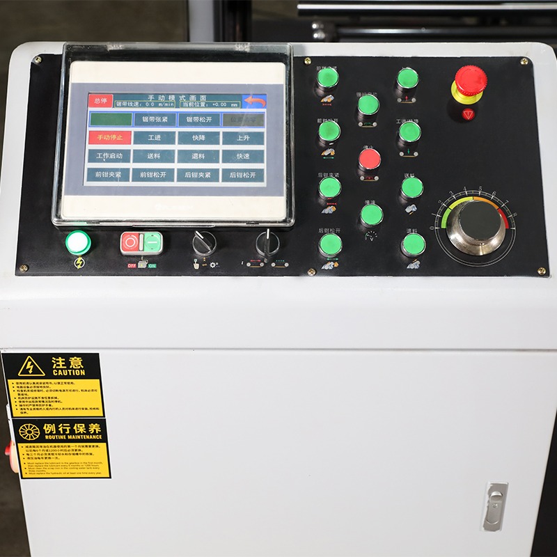 automaticmanual dual control system 26 horizontal metal band saw aek va 65nc