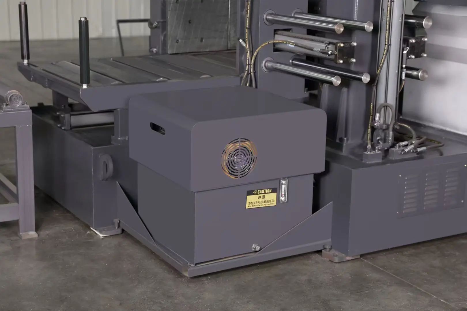 la circulation hydraulique externe avec refroidissement par air maintient une température et une pression d'huile stables