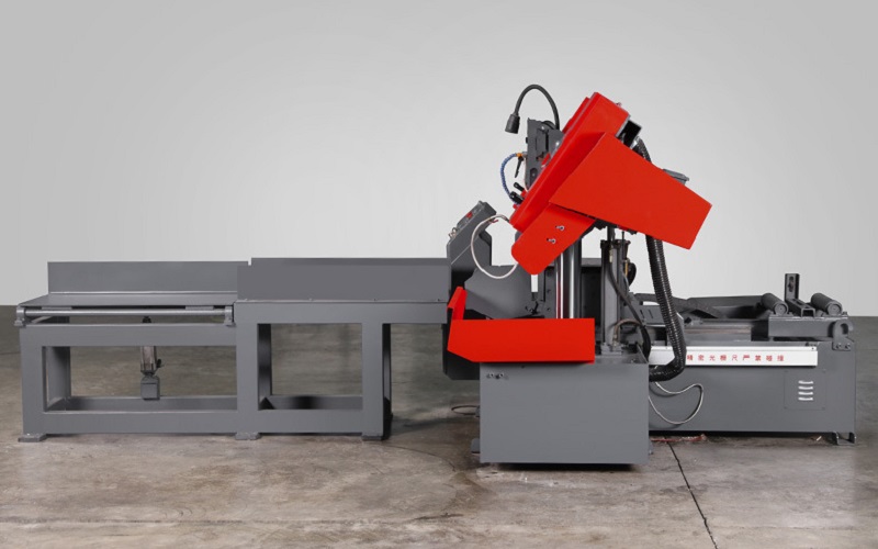 industrial horizontal band saw fully automatic loading and unloading production line 2