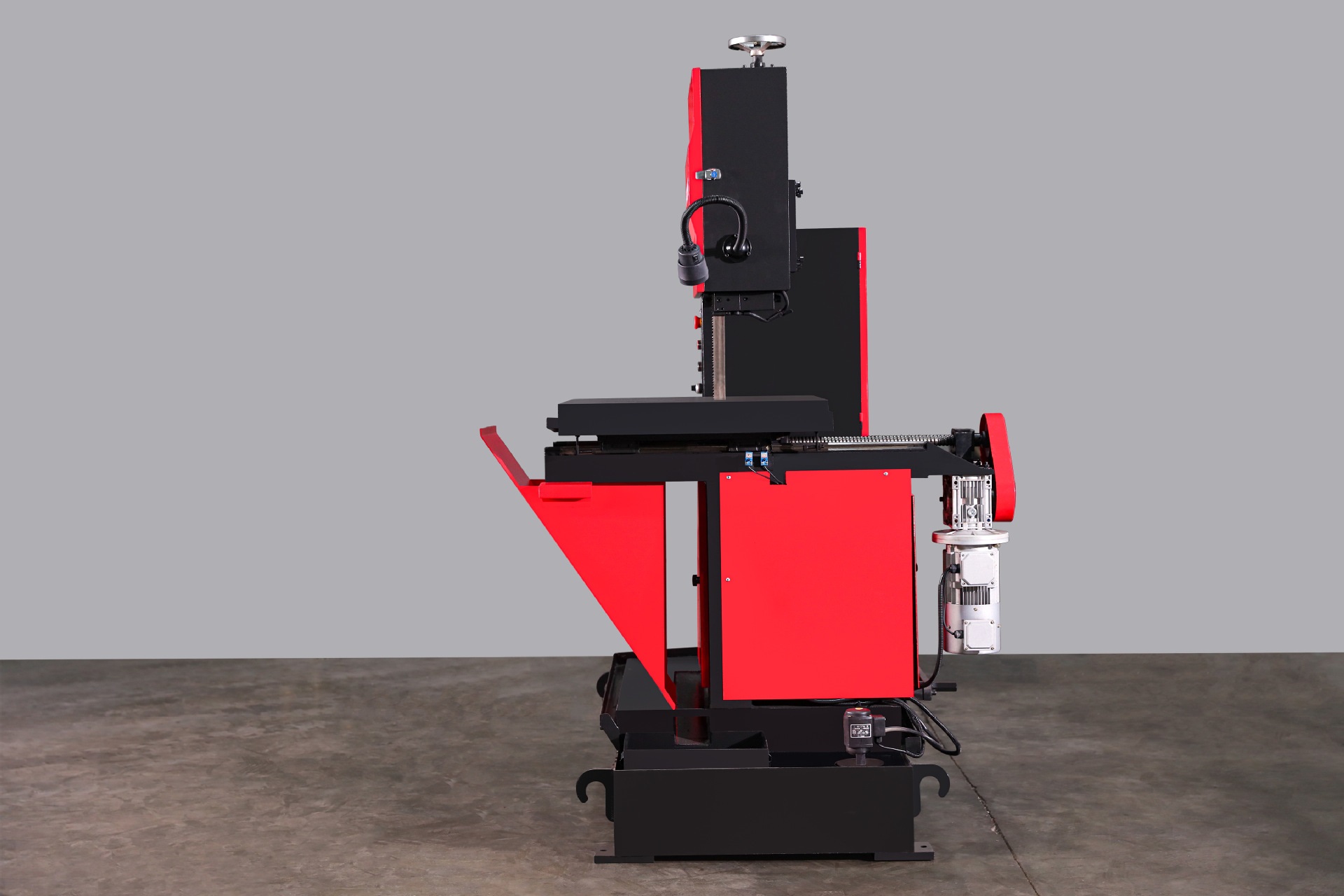 industrial vertical metal cutting band saw