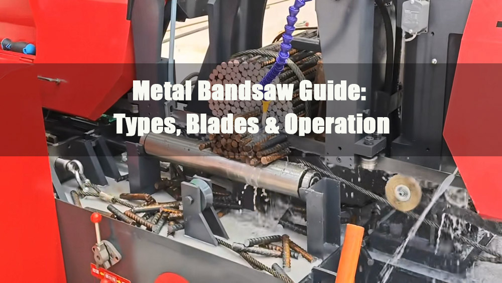 metal bandsaw guide types blades operation 