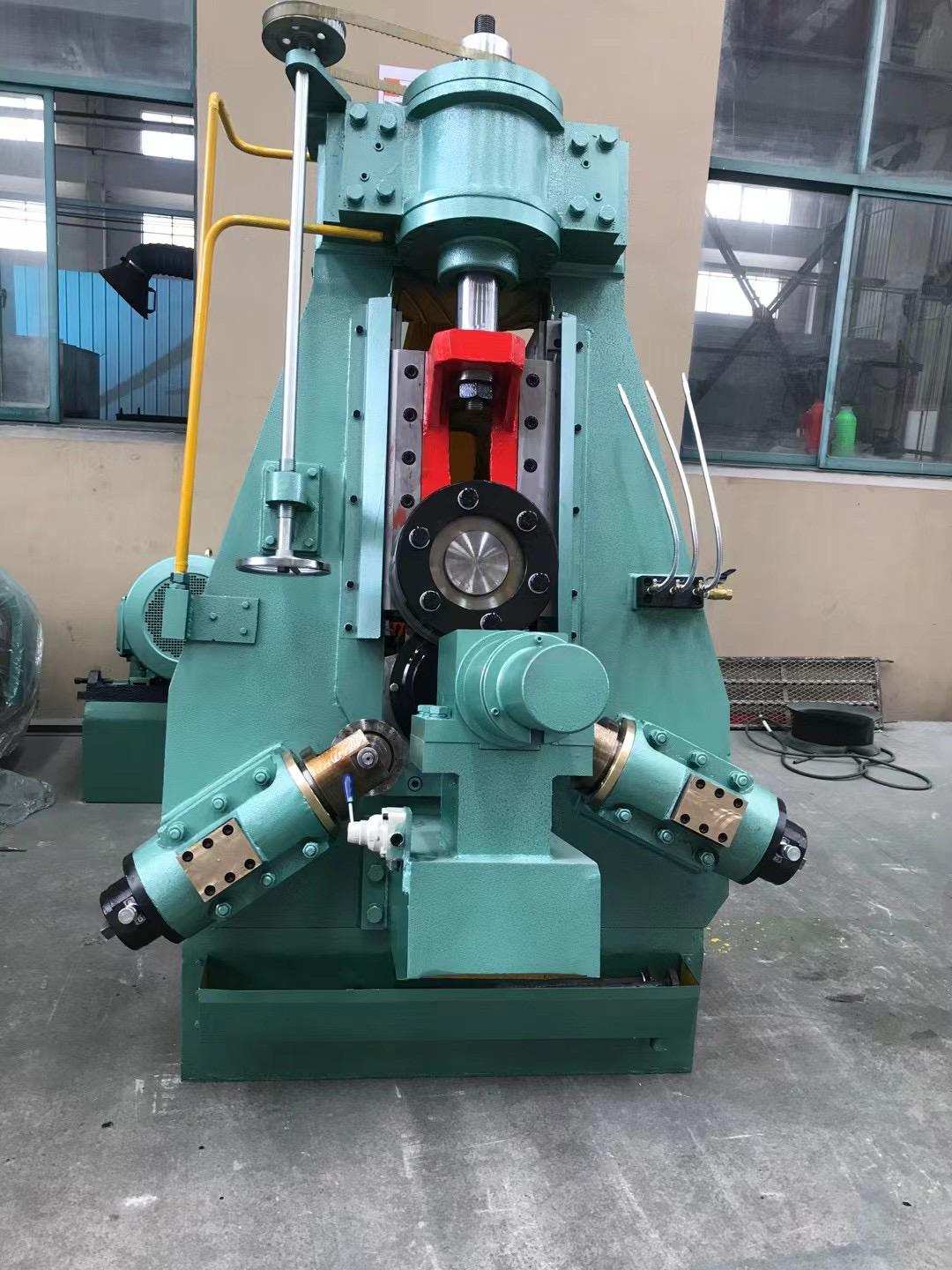 Máquina laminadora automática vertical de anillos de brida