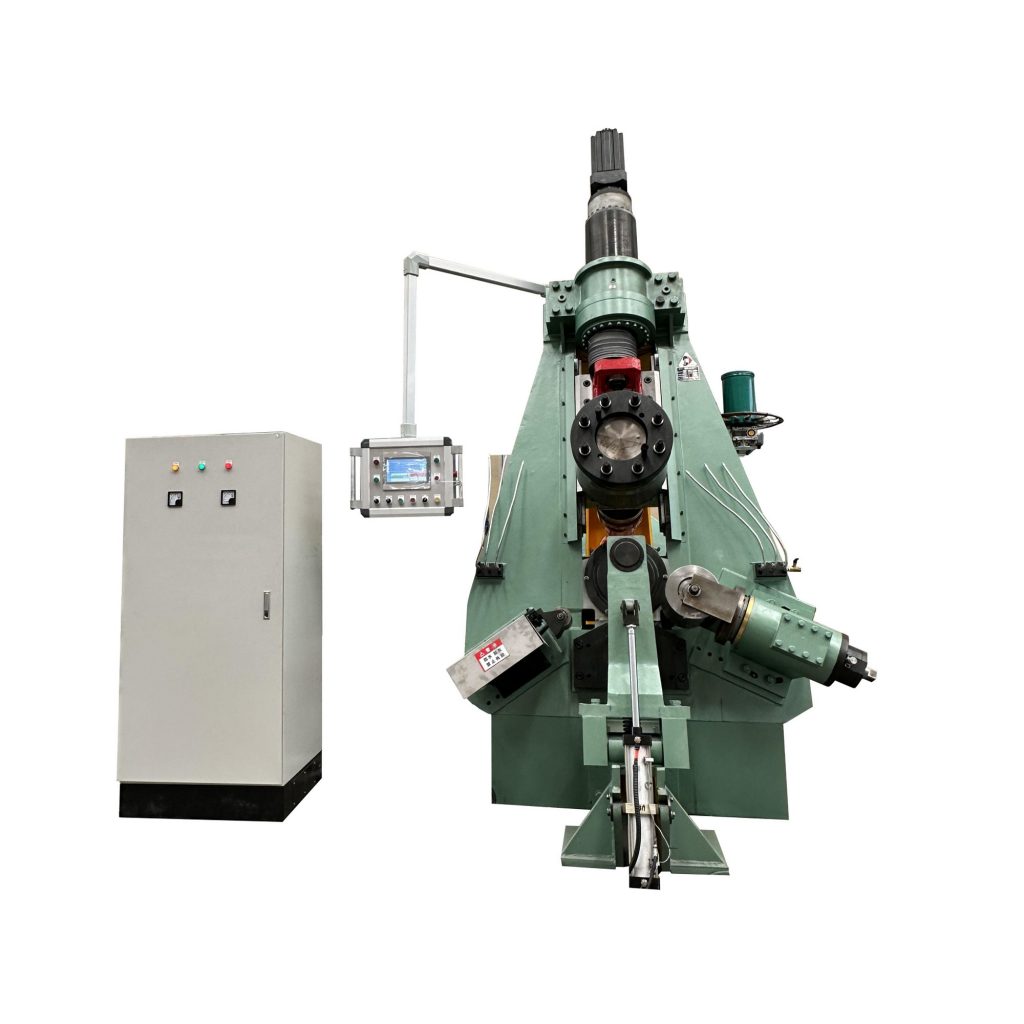 Máquina laminadora de anillos de brida automática vertical CNC img3