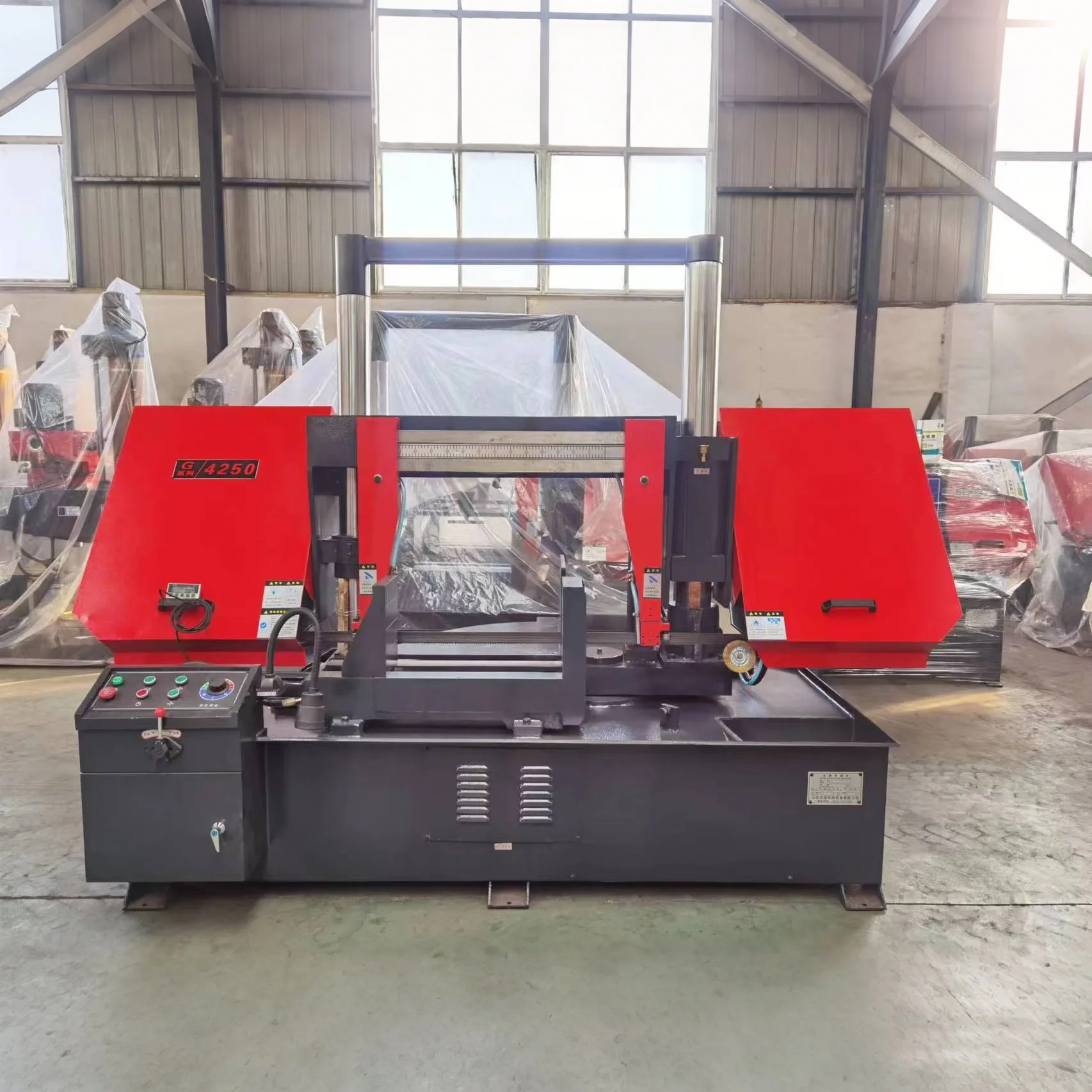 semi automatic industrial horizontal band saw machines img4