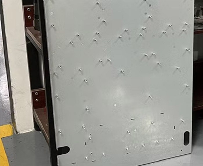 chapa galvanizada remachada a presión