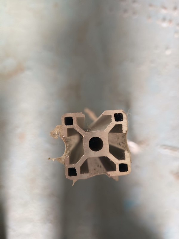 Piezas de corte de perfil de aluminio ranurado 4080 t