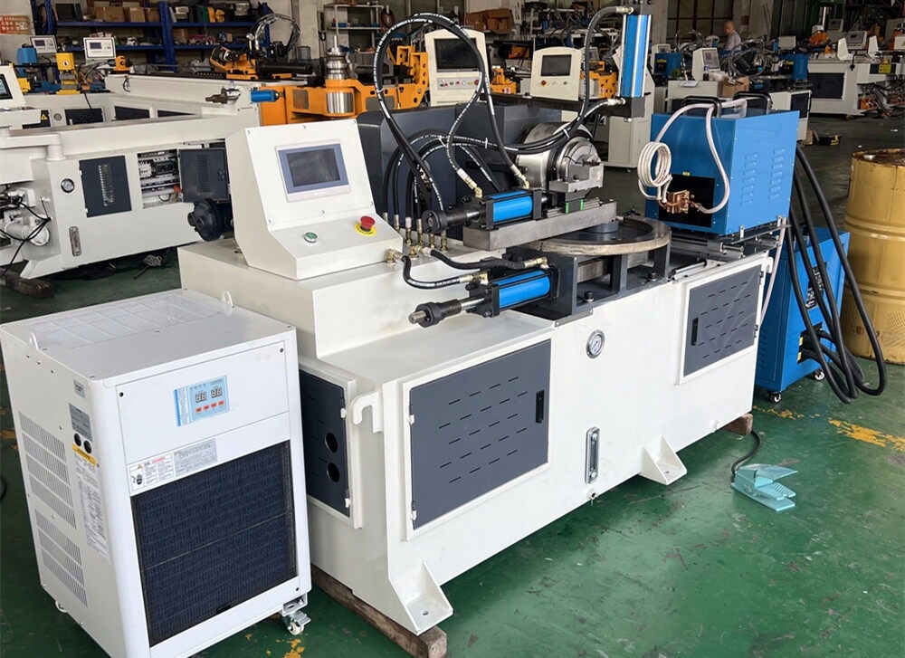 cnc automatic tube end closing machine with rf heating system