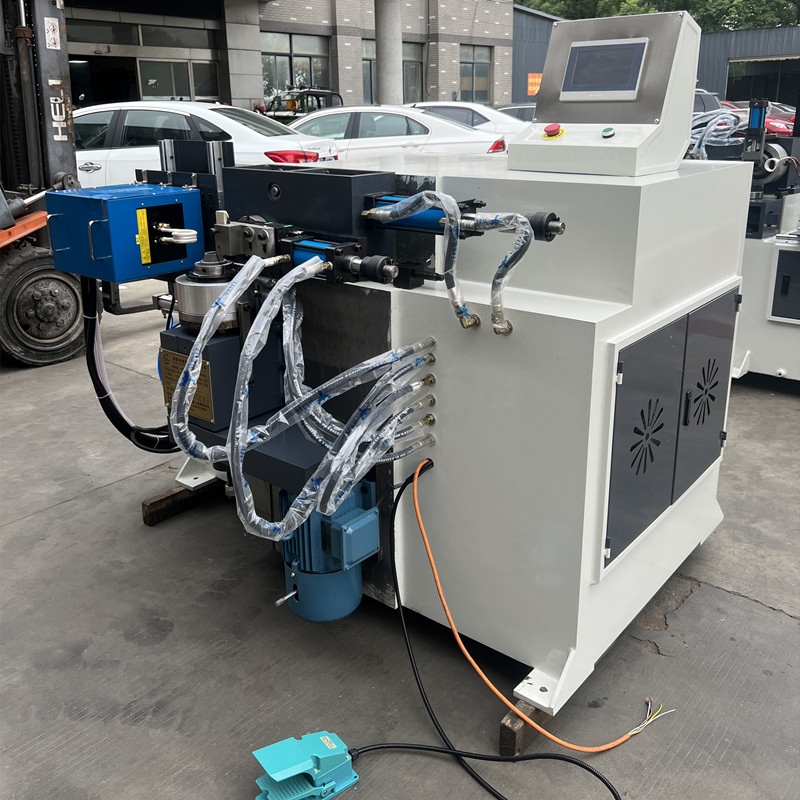 cnc vertical tube end closing machine with high precision forming