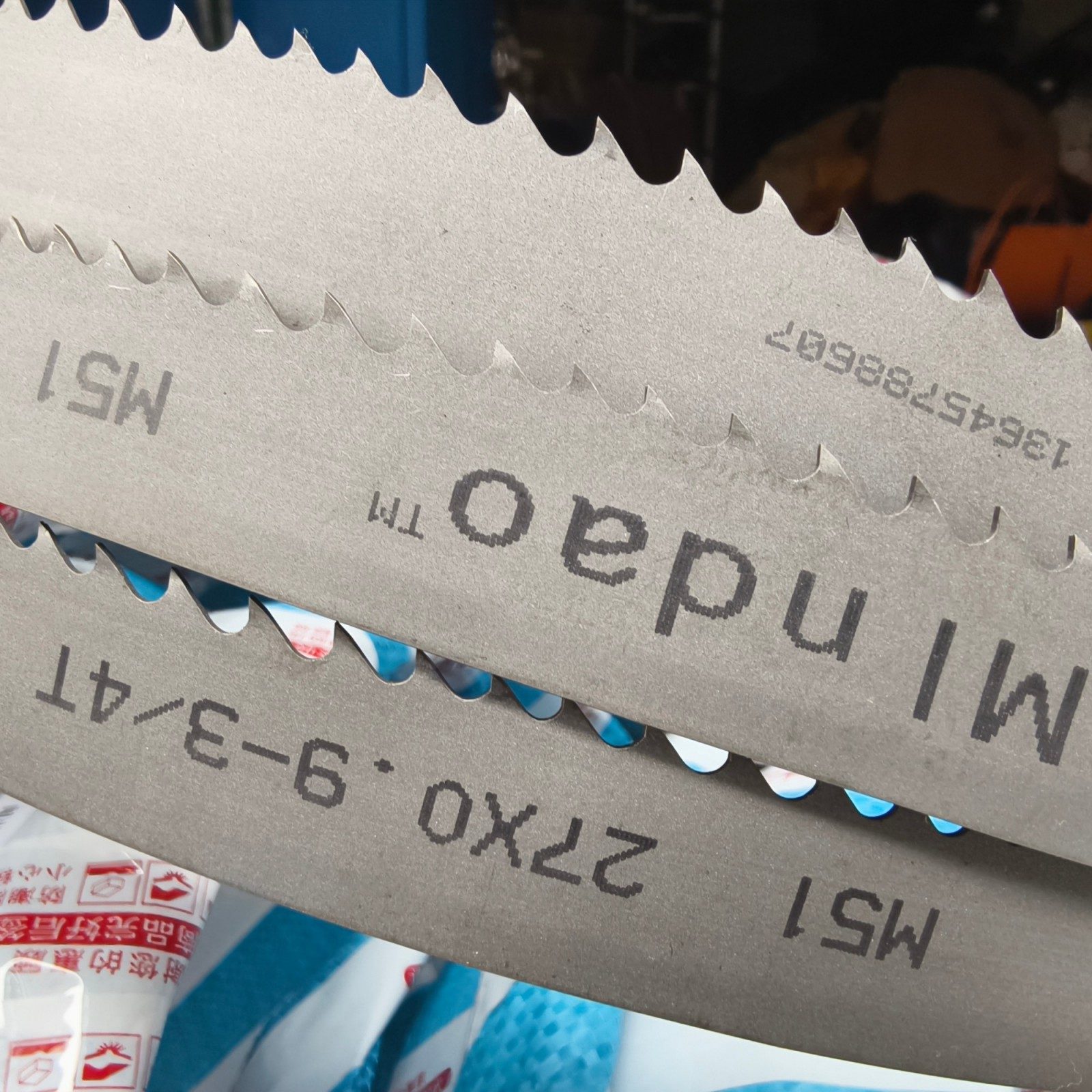 m51 bi metal bandsaw blade for cutting mild steel bars