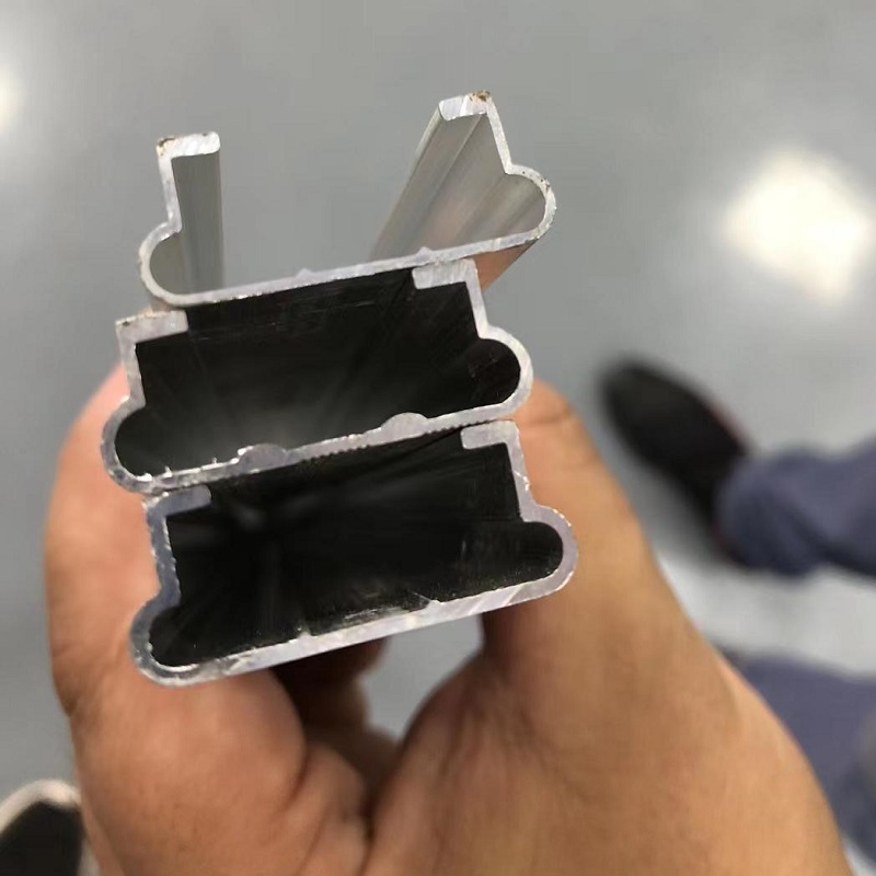 Perfiles de aluminio extruido con corte multiángulo para marcos de armarios eléctricos