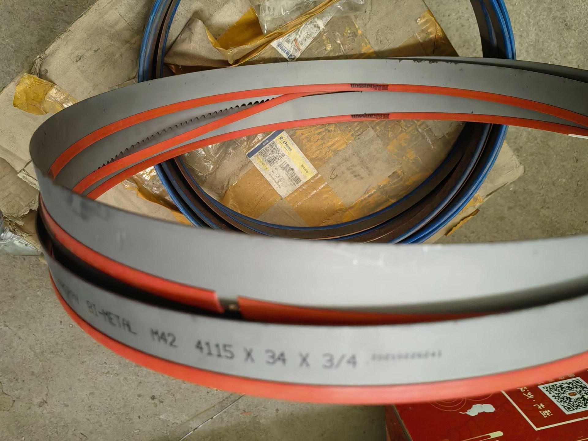 precision cut m42 bi metal bandsaw blade for steel and alloys