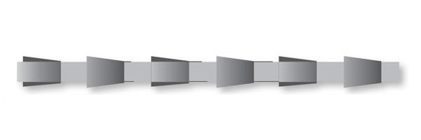 trapezoid tooth carbide tipped highlow form