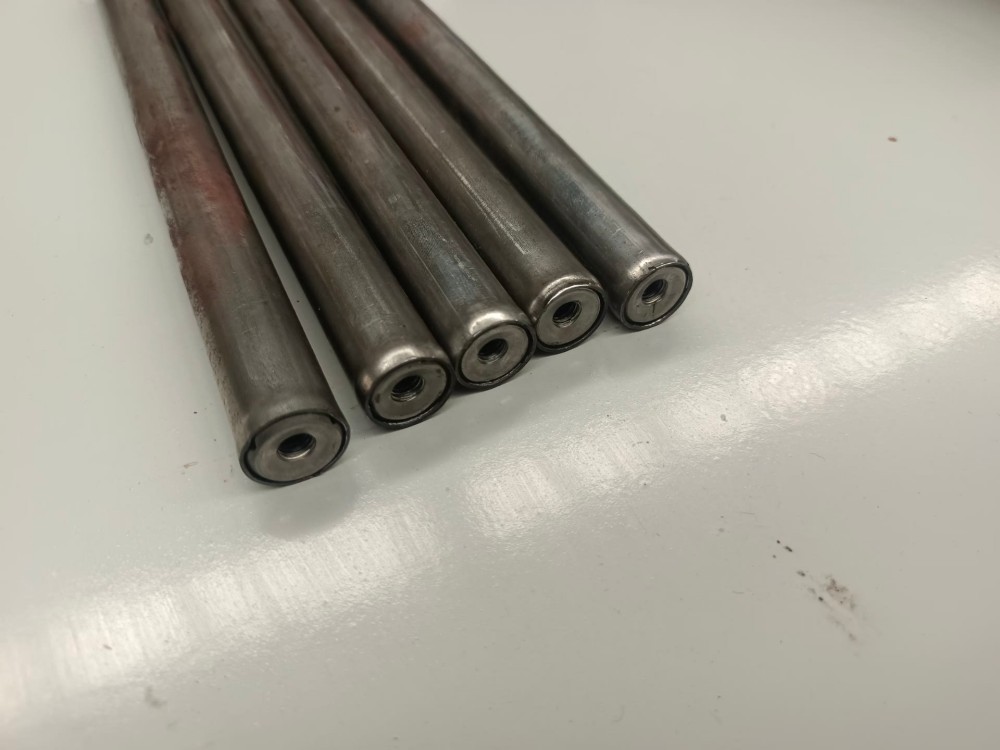 tube end closing machine processed steel pipe with fully enclosed end