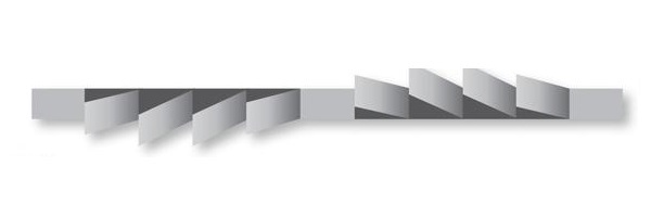 wavy tooth grouped set with variation