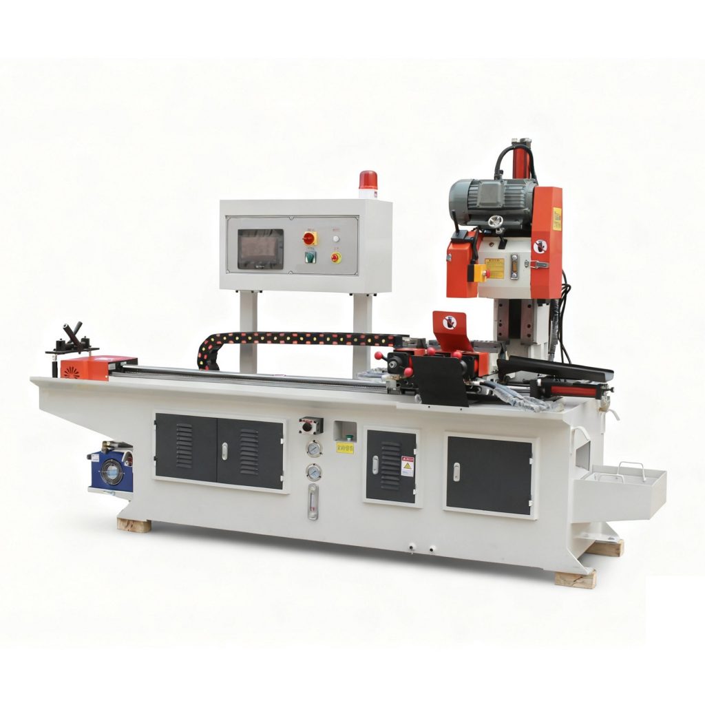 Máquina cortadora de tubos con sierra circular CNC totalmente automática img2