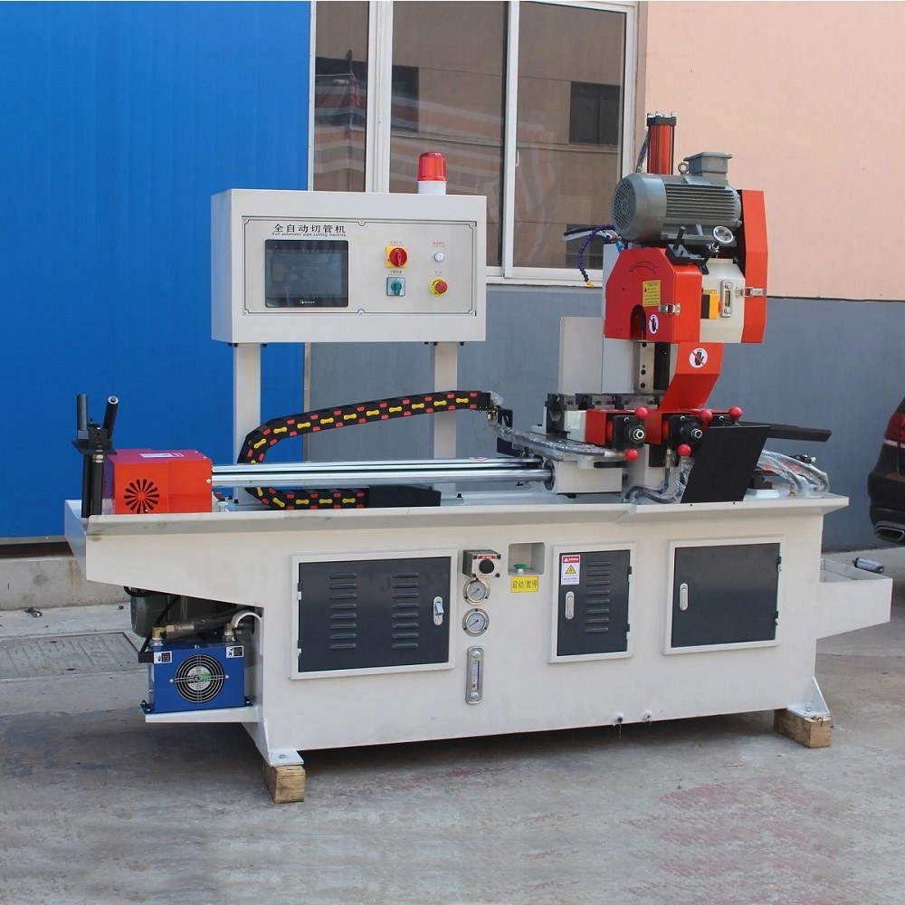 Máquina de corte de tubos com serra circular CNC totalmente automática img3