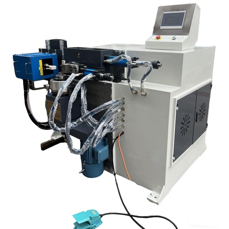 cnc vertical tube end closing machine with rf heating img4