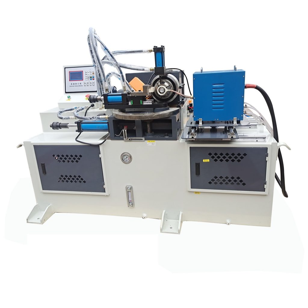 hydraulic tube end closing machine with rf heating system alekvs img2