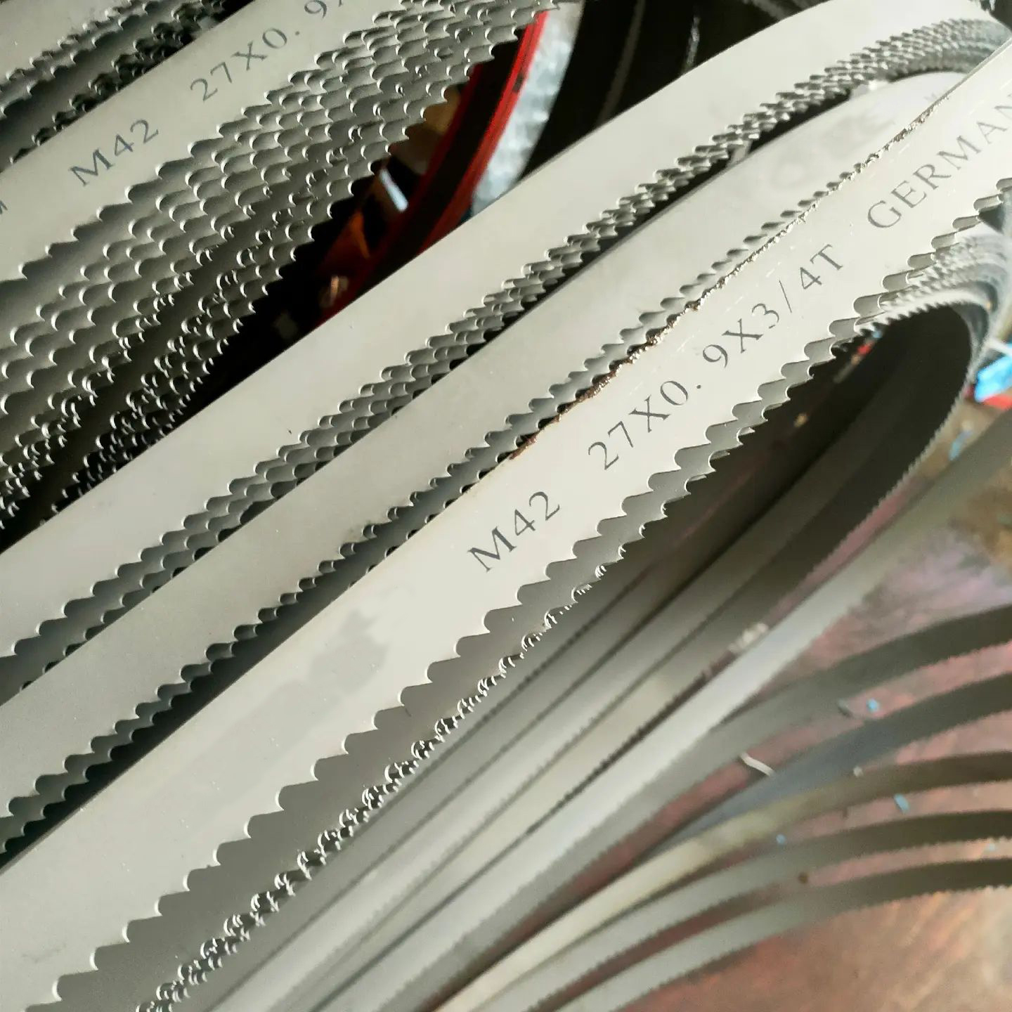 m42 bi metal bandsaw blade variable tpi precision metal cutting img2