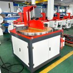 Máquina de corte de aluminio semiautomática con ángulo ajustable img1