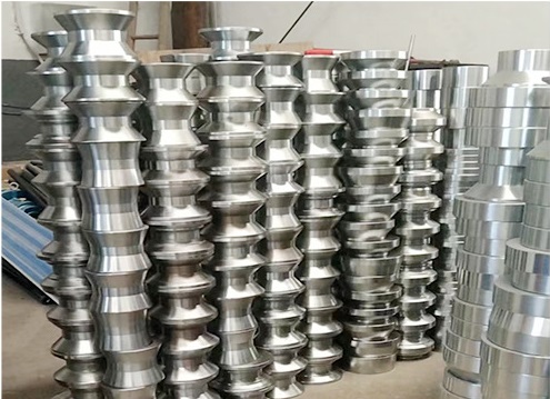 matrices de rouleaux en acier allié pour machine de profilage de tubes ronds à carrés