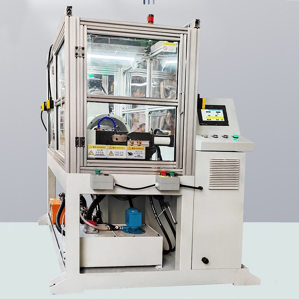 Machine automatique de rainurage de tubes avec commande par automate programmable