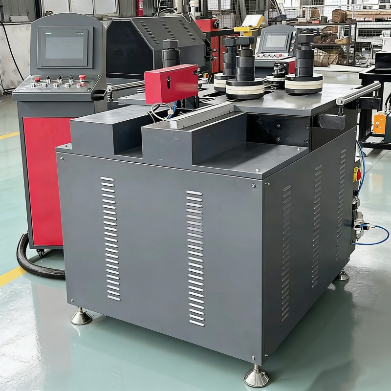 Máquina dobladora de arcos de perfiles de aluminio CNC