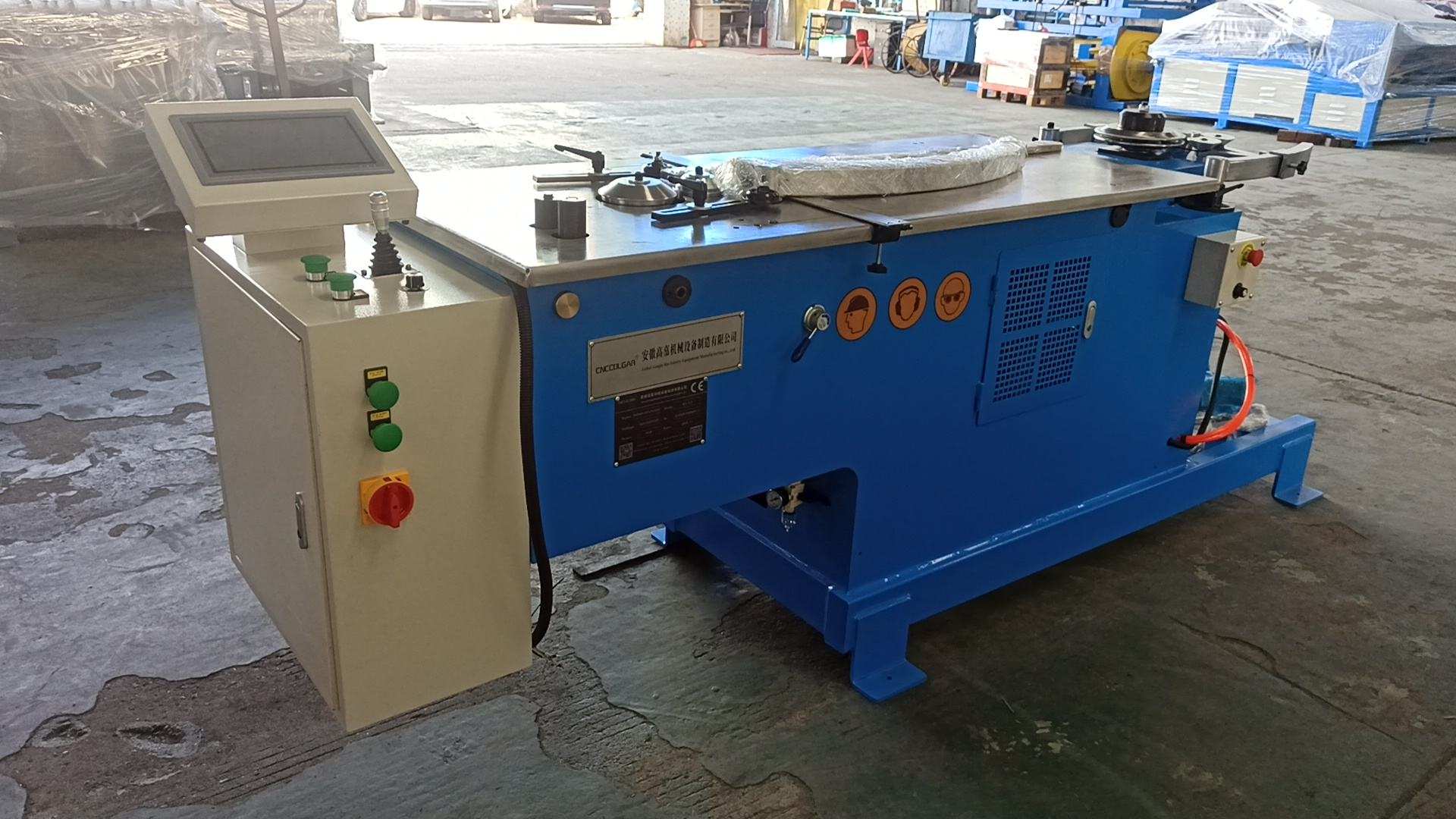 cnc gorelocker hydraulic duct elbow making machine 2