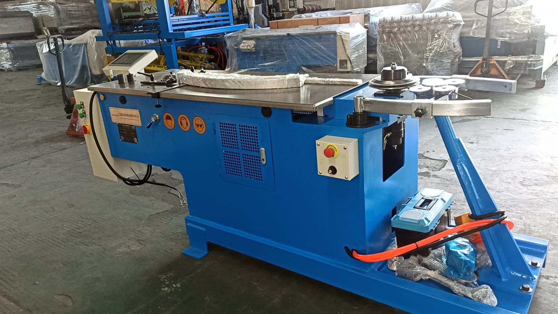 cnc hydraulic elbow forming machine for hvac ducts 2