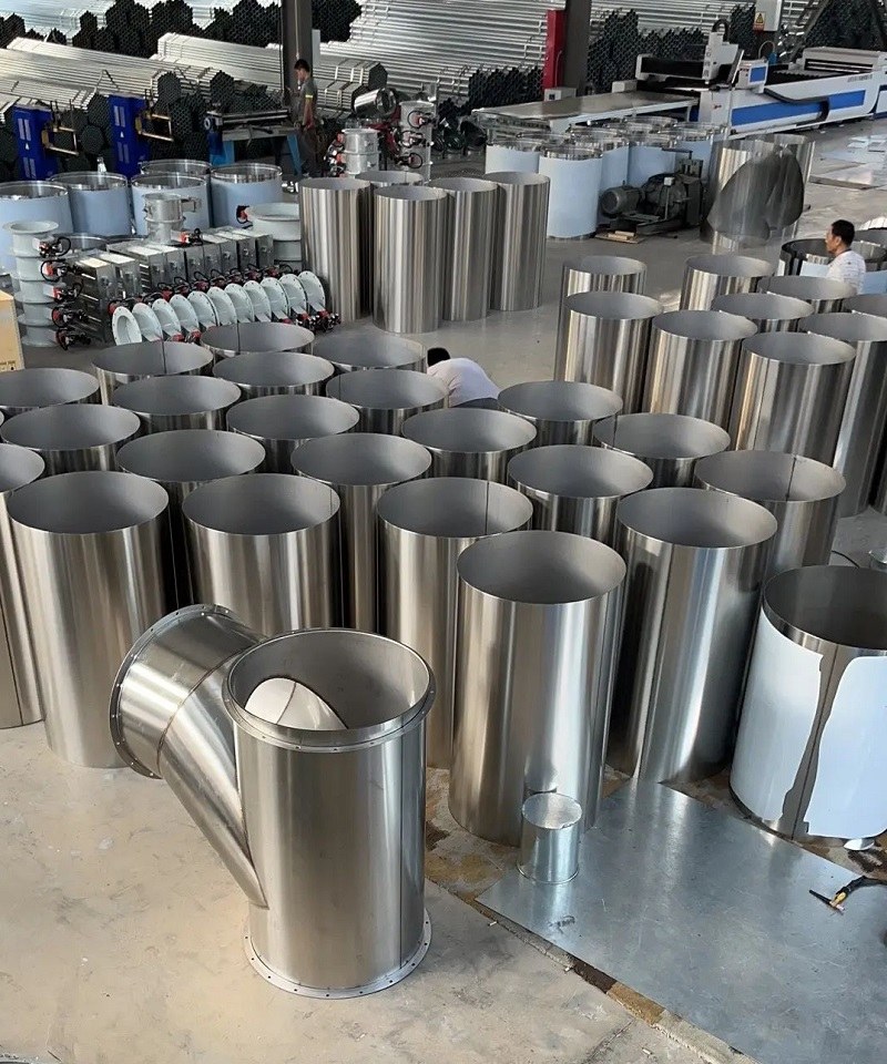 galvanized steel round duct elbow