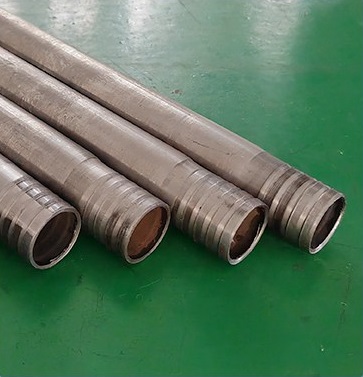 échantillon de rainurage du corps de tuyau