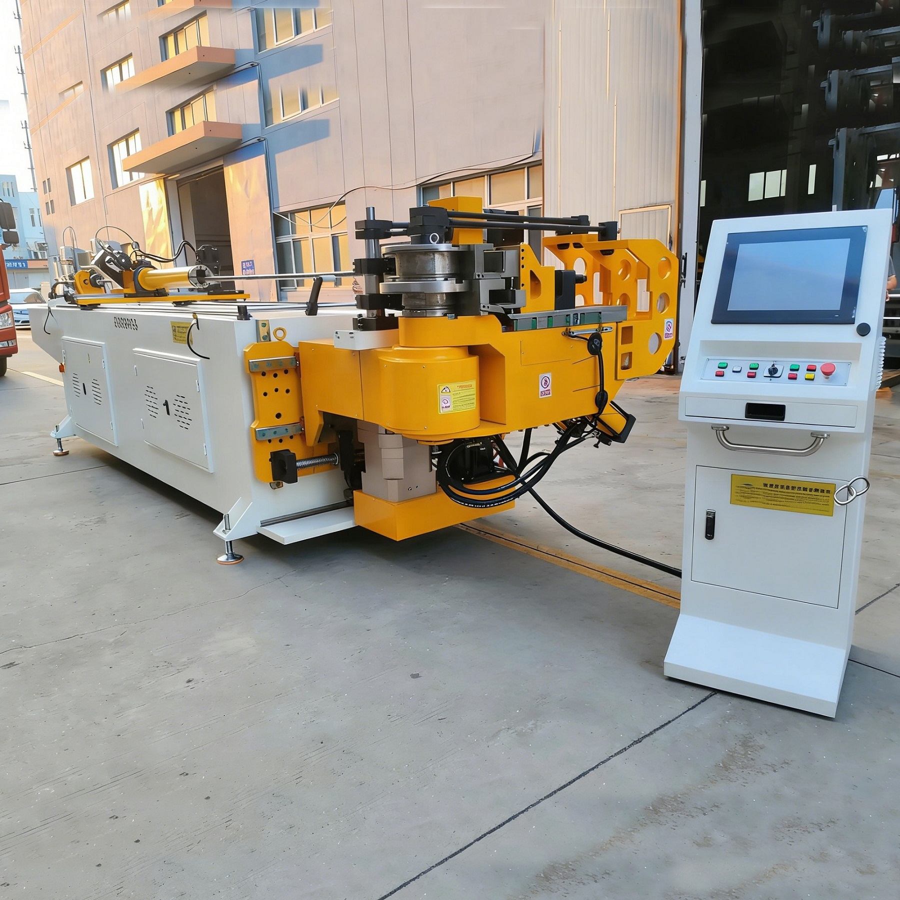 Dobladora de tubos hidráulica automática CNC 3D Alekvs IMG3