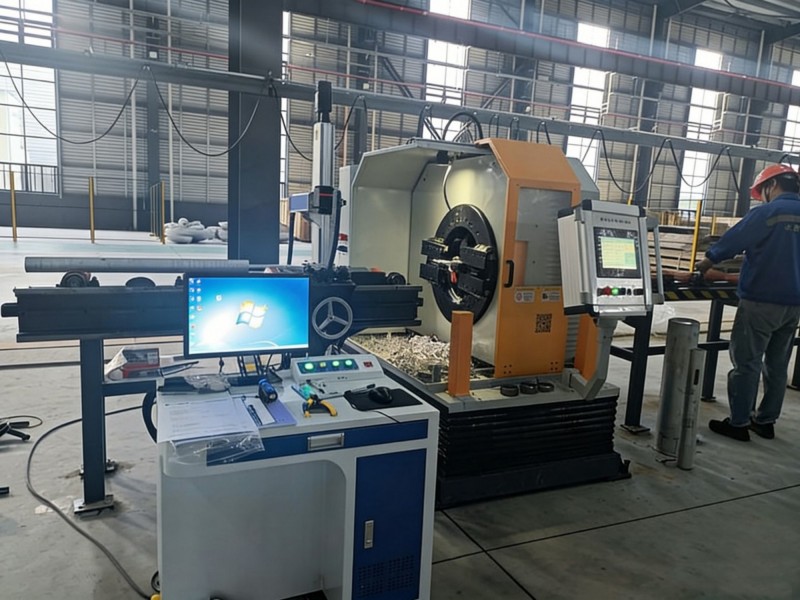 automatic feeding pipe cutting and beveling machine pam series