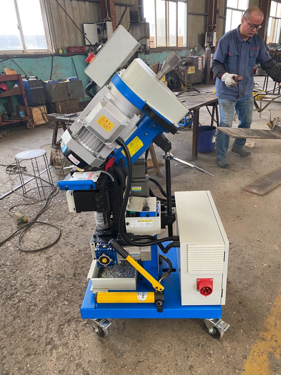 automatic self propelled plate beveling machine