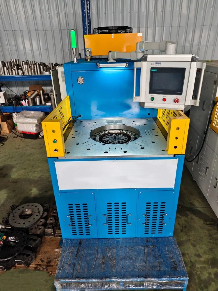 automatic single station tube end forming machine