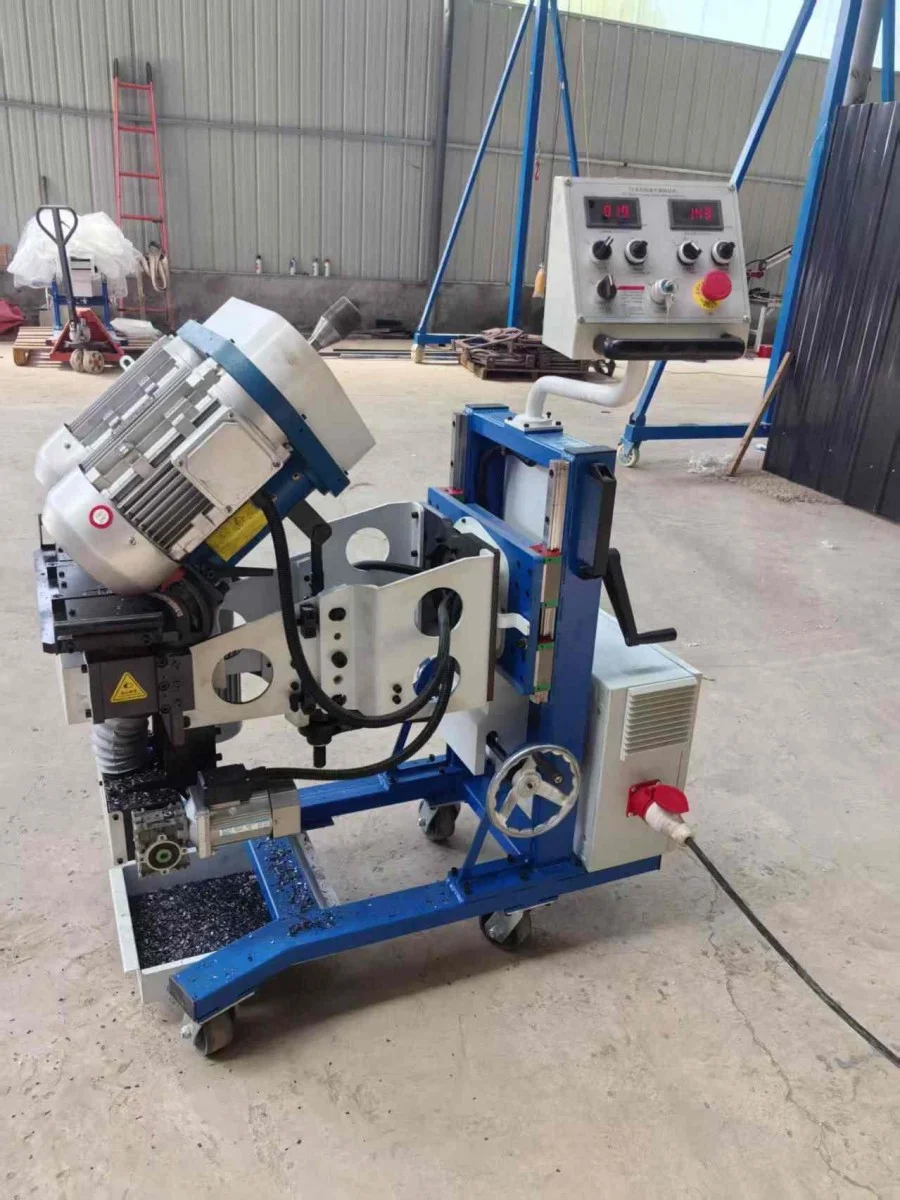 automatic traveling heavy duty plate edge milling machine