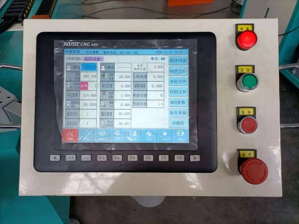 automatic tube forming machine cnc control interface